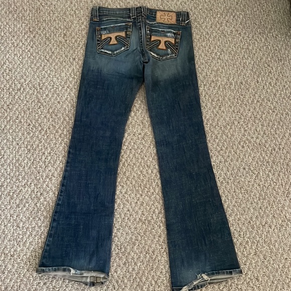 Plastic by Gly. Distressed jeans. Size 7 - Picture 4 of 4